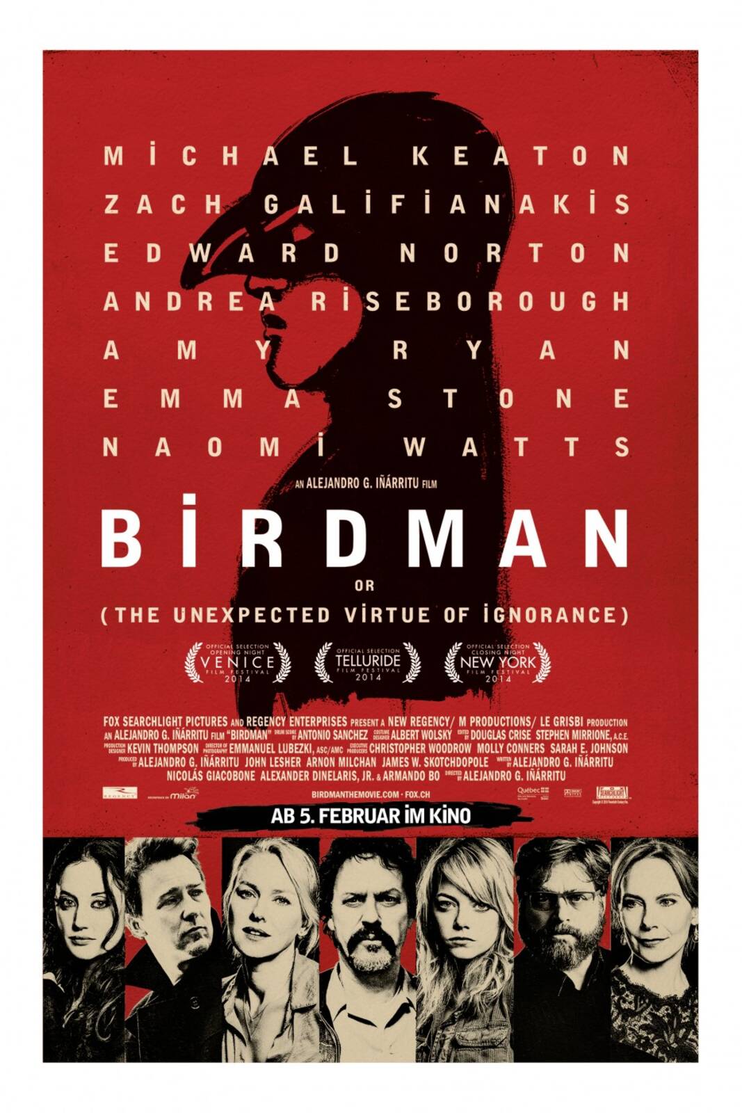 2014 Birdman Or (The Unexpected Virtue Of Ignorance)