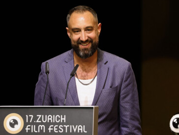 Fred Baillif an der Award Night des 17. ZFF