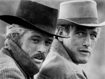 The Sundance Kid und Butch Cassidy: Robert Redford (links) und Paul Newman in «Zwei Banditen».