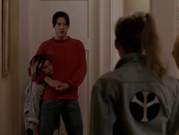 Keanu Reeves, Martha Plimpton, und Joaquin Phoenix in «Eine Wahnsinnsfamilie» (1989)