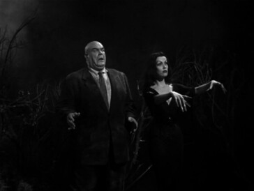 Tor Johnson and Maila Nurmi in Plan 9 from Outer Space (1959)