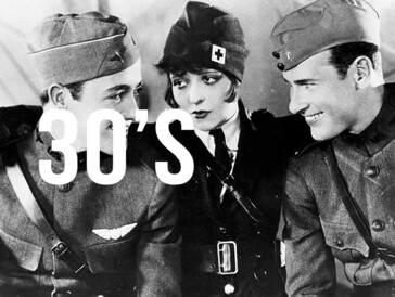 «Les Ailes» de William A. Wellman & Harry d'Abbadie d'Arrast, premier film (muet) à remporter l'Oscar du Meilleur film.