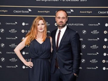 Lisa Brühlmann und ihr Mann Dominik Locher am ZFF 2017.