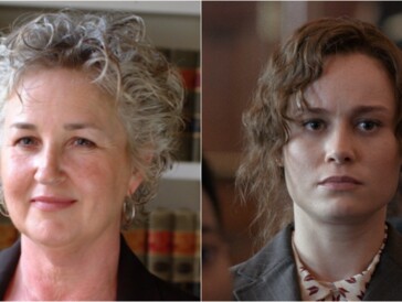 Eva Ansley (links) wird im Film von Brie Larson (rechts) dargestellt.