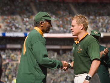 Morgan Freeman und Matt Damon in «Invictus»