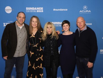 Ursula Macfarlane (zweite von links) an der Premiere von «Untouchable» am Sundance Festival.