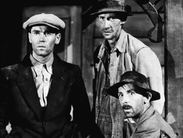 Henry Fonda, John Carradine & John Qualen dans The Grapes of Wrath (1940)