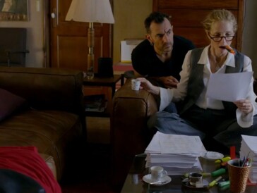 Albert Dupontel et Sandrine Kiberlain dans 9 mois ferme (2013)