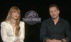 Chris Pratt und Bryce Dallas Howard zu «Jurassic World: Das gefallene Königreich»