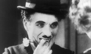 Protest against Chaplin