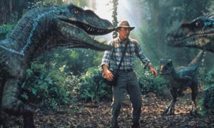 Steven Spielberg et les dinosaures