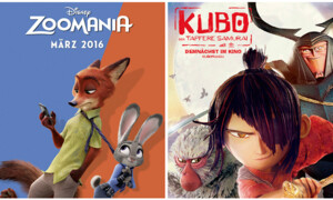 ...«Zoomania» und «Kubo - der tapfere Samurai» für den besten animierten Film nominiert. Wir drücken dem kleinen Courgette schon jetzt die Daumen -  am 8. Januar wissen wir dann, ob es mit dem Preis geklappt hat.  